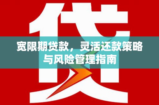 烟台宽限期贷款，灵活还款策略与风险管理指南