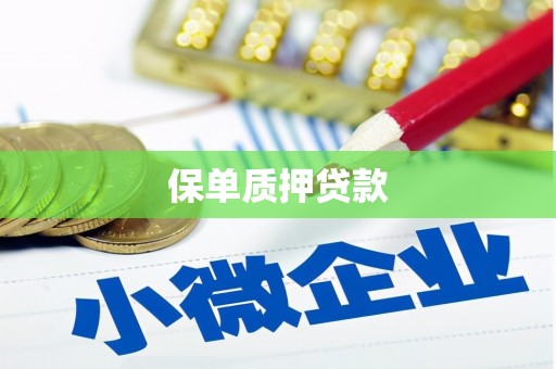 烟台保单质押贷款