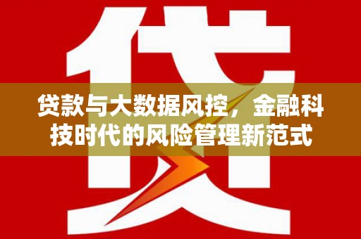 烟台贷款与大数据风控，金融科技时代的风险管理新范式