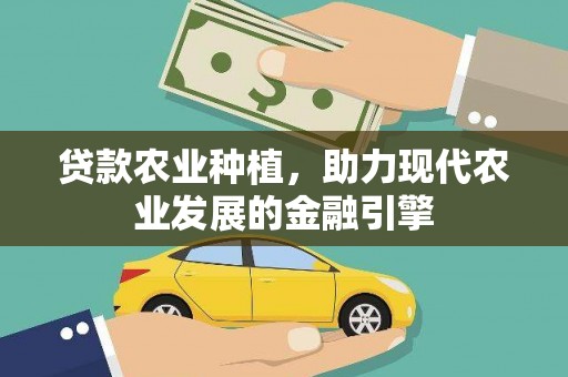 烟台贷款农业种植，助力现代农业发展的金融引擎