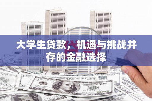 烟台大学生贷款，机遇与挑战并存的金融选择