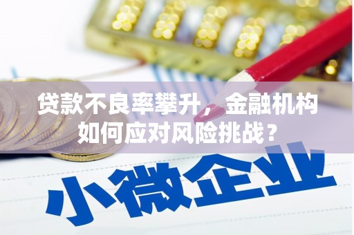 烟台贷款不良率攀升，金融机构如何应对风险挑战？