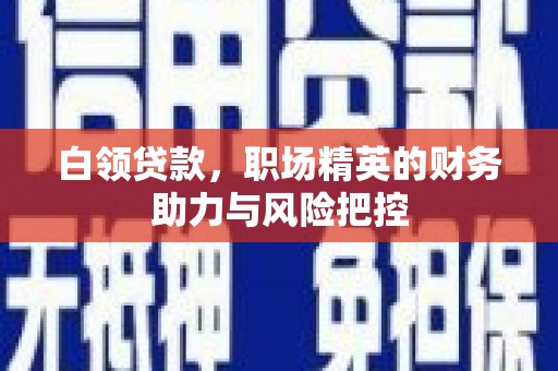 烟台白领贷款，职场精英的财务助力与风险把控